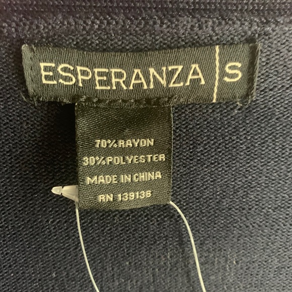 ESPERANZA CARDIGAN EMBELLISHED SWEATER (Small) - Picture 6 of 10